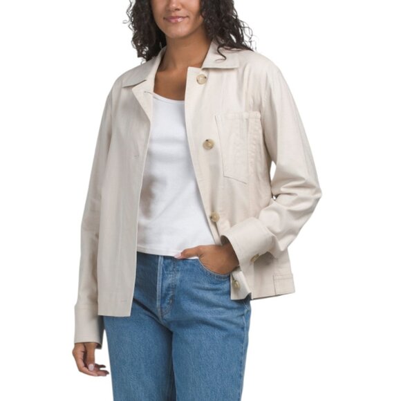 VINCE Linen Blend Jacket